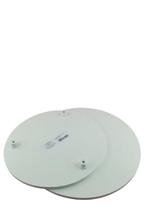 Kit 3 Tabuleiros Redondos Com Pés 20, 25, 30cm Em Mdf 9mm