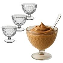 Kit 3 Taças De Vidro Candice Dot Grande Sorvetes Sobremesas Coquitéis 300ml Hauskraft Kit 3 Taças De Vidro Candice Dot Grande Sorvetes Sobremesas Coquitéis 300ml Hauskraft