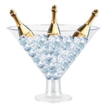 Kit 3 Taças Martini Grande - 2 Litros - Taça Para Bebida Taça Para Gelo