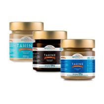 Kit 3 Tahine Sésamo Real 220G: Tradicional, Black, Integral Kit 3 Tahine Sésamo Real 220G: Tradicional, Black, Integral