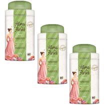 Kit 3 Talco Alma De Flores Tradicional 100G - Memphis