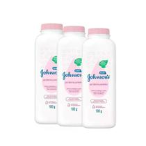 Kit 3 Talco Pó Dermo Protetor Johnson's Baby 100g Kit 3 Talco Pó Dermo Protetor Johnson's Baby 100g