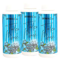 Kit 3 Talcos Corporal Perfumado 100g Musk Safira Cosméticos Kit 3 Talcos Corporal Perfumado 100g Musk Safira Cosméticos