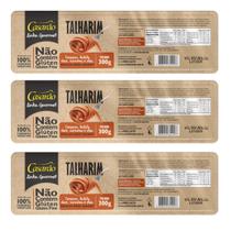 Kit 3 talharim cenoura caseira gourmet leve e fibras naturais 300g sem gluten casarão