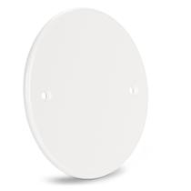 Kit 3 Tampa Cega Redonda Placa Teto Branca 4" Branca Sleek Cor:Branco Kit 3 Tampa Cega Redonda Placa Teto Branca 4" Branca Sleek Cor:Branco