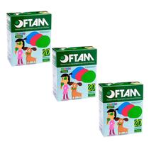 Kit 3 Tampão De Olho Protetor Ocular Pequeno Colorido C/20 - Oftam