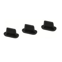 Kit 3 Tampas de Silicone para Portas USB-C, Protetores Antipoeira para Celulares e Tablets Kit 3 Tampas de Silicone para Portas USB-C, Protetores Antipoeira para Celulares e Tablets