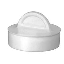 Kit 3 Tampas Plástica Para Válvula De Tanque Branco Kit 3 Tampas Plástica Para Válvula De Tanque Branco