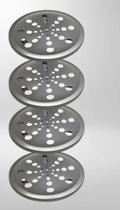 Kit 3 Tampas Ralo Inox Redondo Abre Fecha 10cm