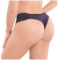 Kit/3 Tanga Microfibra Fio Drapeado Diva Donna 5388