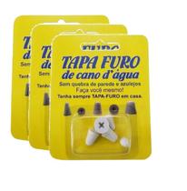 Kit 3 Tapa Furo Para Cano De Água 5 Medidas Fácil Instalação