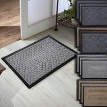 Kit 3 Tapete Antiderrapante Capacho Emborrachado 40cm X 60cm Porta Entrada Seja Bem Vindo Sala Quarto Banheiro Kit 3 Tapete Antiderrapante Capacho Emborrachado 40cm X 60cm Porta Entrada Seja Bem Vindo Sala Quarto Banheiro