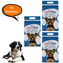 Kit 3 Tapete Higiênico Cachorro Pet 90Un 60x60cm Alta Absorção Kit 3 Tapete Higiênico Cachorro Pet 90Un 60x60cm Alta Absorção