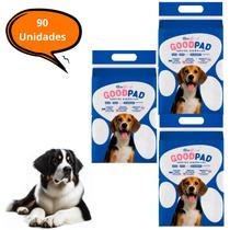 Kit 3 Tapete Higiênico Cachorro Pet 90Un 60x80cm Alta Absorção