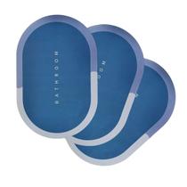 Kit 3 Tapete Mágico Banheiro Antiderrapante ultra Absorvente Casa Kit 3 Tapete Mágico Banheiro Antiderrapante ultra Absorvente Casa