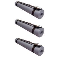 Kit 3 Tapete Yoga Alça 170x60cm 5mm Evamax Cinza Kit 3 Tapete Yoga Alça 170x60cm 5mm Evamax Cinza