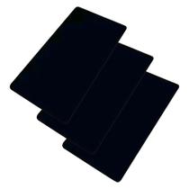 Kit 3 Tapetes Colchonete Red Place Yoga Pilates Musculação Resistente - Preto