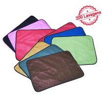 Kit 3 Tapetes Higiênico Lavável Super Absorção 200 Lavagens 70x50