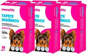 Kit 3 Tapetes Higiênico Mascotito 60x55cm C/50 Unidades