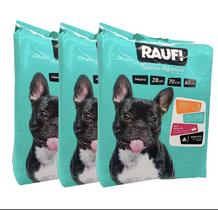 Kit 3 Tapetes Higiênico Rauf! Neutro C/ 28 Un 70cmX60cm