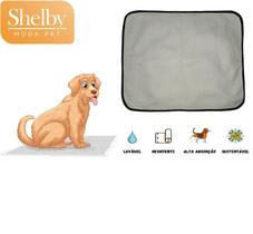 Kit 3 Tapetes Higiênicos Laváveis Cães Cachorro Xixi, P, 50