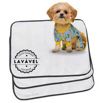 Kit 3 Tapetes Higiênicos Lavável Super Absorção 200 Lavagens 70x50cm
