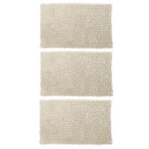 Kit 3 Tapetes para Banheiro Bolinha Antiderrapante 38x58cm Microfibra