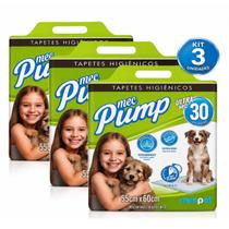 Kit 3 Tapetes Para Cachorro Mec Pump Alta Absorção 90un