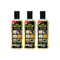 Kit 3 Tapmatic Tira Grude Quimatic 240Ml Remove Resíduos De Adesivos Cola E Grude Em Superfícies Metálicas Plásticas E Vidro Fa0