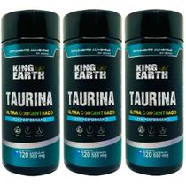 Kit 3 Taurina 500mg 360 Cápsulas - King Earth