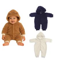 Kit 3 Teddy Macacão Bebê Pele De Carneiro Inverno Peluciado