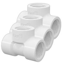 Kit 3 Tee Pvc Roscável 1 (32Mm) Branco Tigre