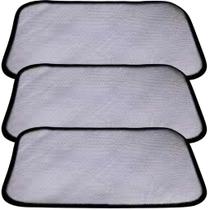 Kit 3 Tela Para Pia e Lavatório 44x30cm Tipo Ralinho Japonês Evita Entupimento Protege Cuba Inox Nylon Ultra-Resistente