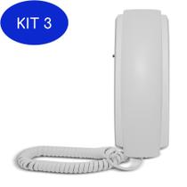 Kit 3 Telefone gôndola Centrixfone branco 900201250 Hdl CX 1