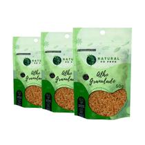 Kit 3 Tempero Alho Granulado com Intenso Sabor Premium Pouch 50g Kit 3 Tempero Alho Granulado com Intenso Sabor Premium Pouch 50g