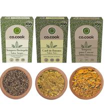 Kit 3 Temperos Caril De Banana, Beringela E Cuscuz 225G