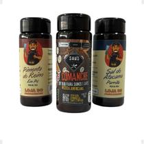 kit 3 Temperos para Churrasco, Dry Rub Suíno e Aves, Sal e Pimenta kit 3 Temperos para Churrasco, Dry Rub Suíno e Aves, Sal e Pimenta