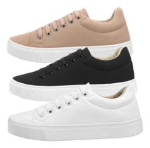 Kit 3 Tênis Casuais Conforto E Estilo Para O Dia A Dia Kit 3 Tênis Casuais Conforto E Estilo Para O Dia A Dia