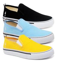 Kit 3 Tenis Casual Feminino Confortável Estiloso Calce Fácil