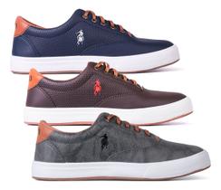 Kit 3 Tenis Casual Masculino Moderno Via Polo Confortável Leve Macio