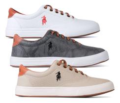Kit 3 Tenis Casual Masculino Moderno Via Polo Confortável Leve Macio