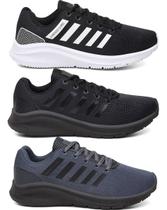 Kit 3 Tênis Masculino Academia E Caminhada Leve Esporte Kit 3 Tênis Masculino Academia E Caminhada Leve Esporte