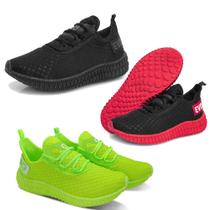 Kit 3 Tênis Masculino Boost Evoltenn Esportivo Colmeia