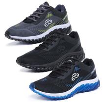 Kit 3 Tênis Masculino Esportivo Evoltenn Tube Runner