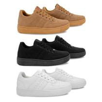 Kit 3 Tênis Street Ollie Juvenil Kings Conforto Kit 3 Tênis Street Ollie Juvenil Kings Conforto