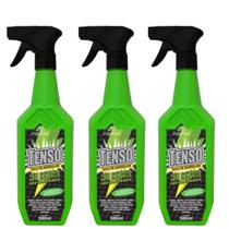 Kit 3 tenso limpa estofados sofá banco pisos 500ml maxbio