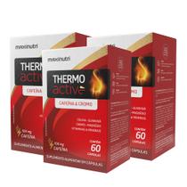 Kit 3 Termogênico Thermo Active 60 Cápsulas Maxinutri