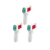 Kit 3 Termômetro Digital Clínico Infravermelho Sem Contato Superfície Alarme Temperatura Corpo Humano Tic-100 Portátil Kit 3 Termômetro Digital Clínico Infravermelho Sem Contato Superfície Alarme Temperatura Corpo Humano Tic-100 Portátil