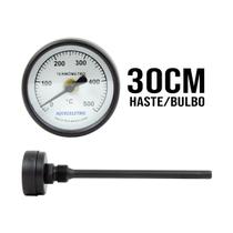 Kit 3 Termômetros Analogicos 500 Haste De 1 30cm + 2 10cm Kit 3 Termômetros Analogicos 500 Haste De 1 30cm + 2 10cm