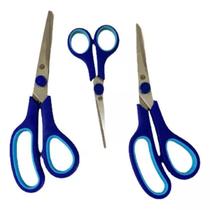 Kit 3 Tesoura Multiuso Aço Inox 5,5" 7,5" 8,5" Polegadas Kit 3 Tesoura Multiuso Aço Inox 5,5" 7,5" 8,5" Polegadas
